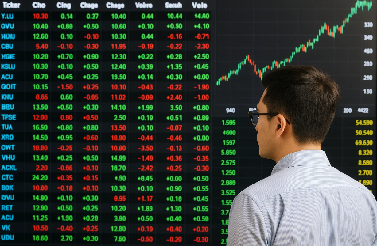 VN-Index tăng gần 12 điểm nhưng dòng tiền lớn vẫn chưa nhập cuộc