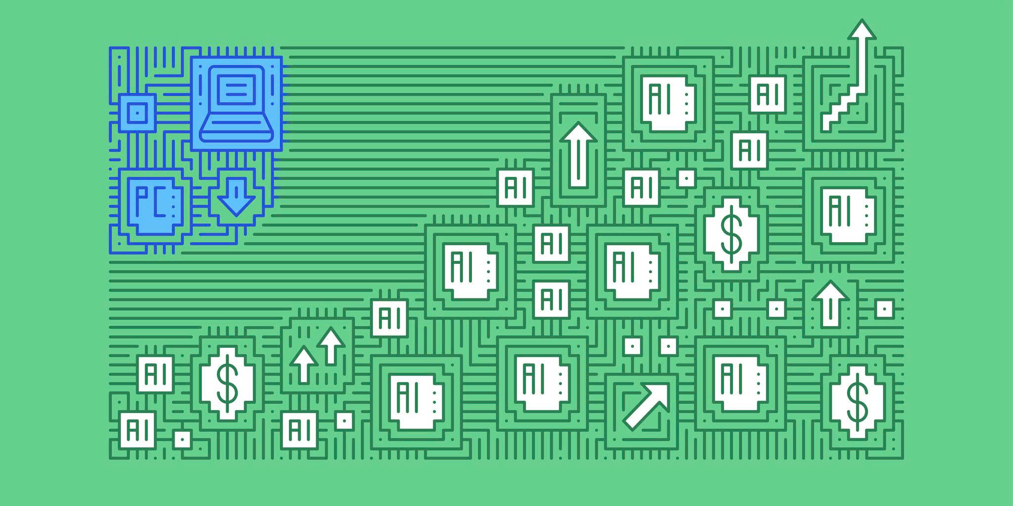 Cạnh tranh tài nguyên với AI, laptop sẽ không còn giá rẻ