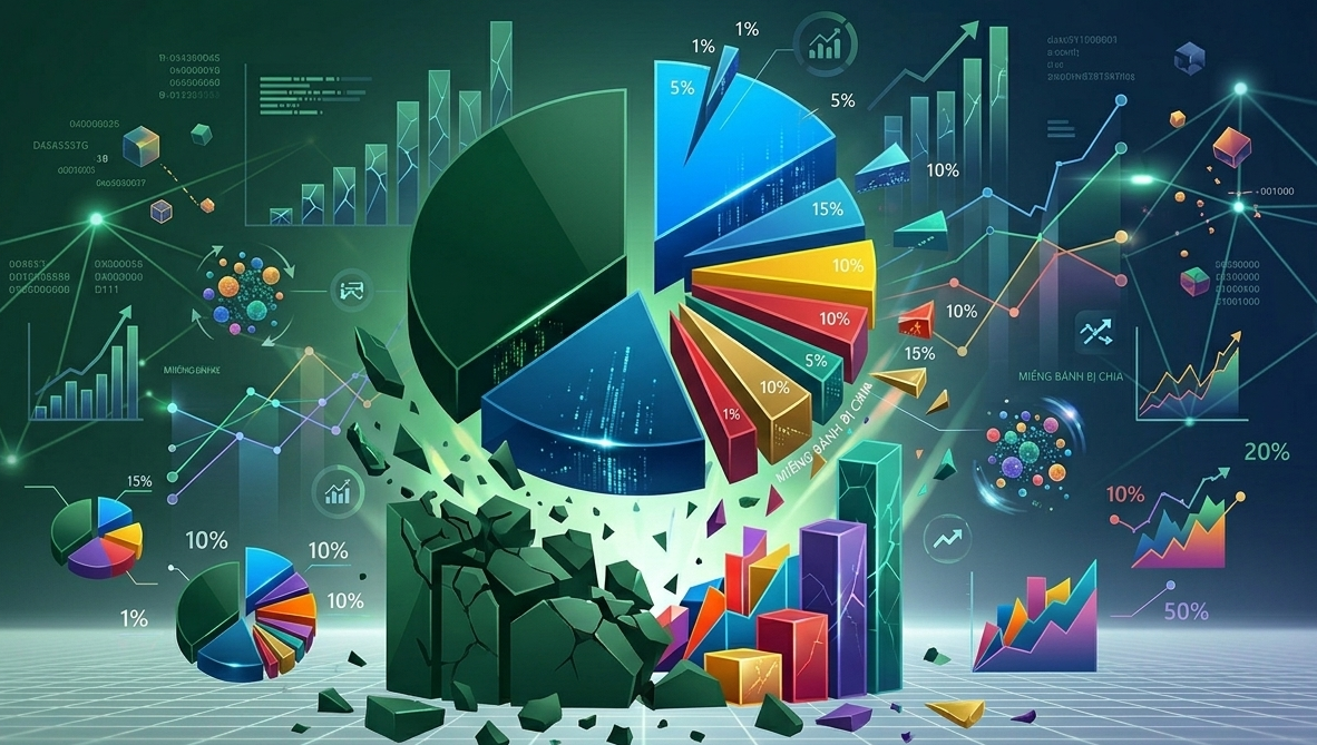 Thị phần phái sinh quý I/2026: Miếng bánh bị chia lại, thế độc tôn của VPS lung lay?