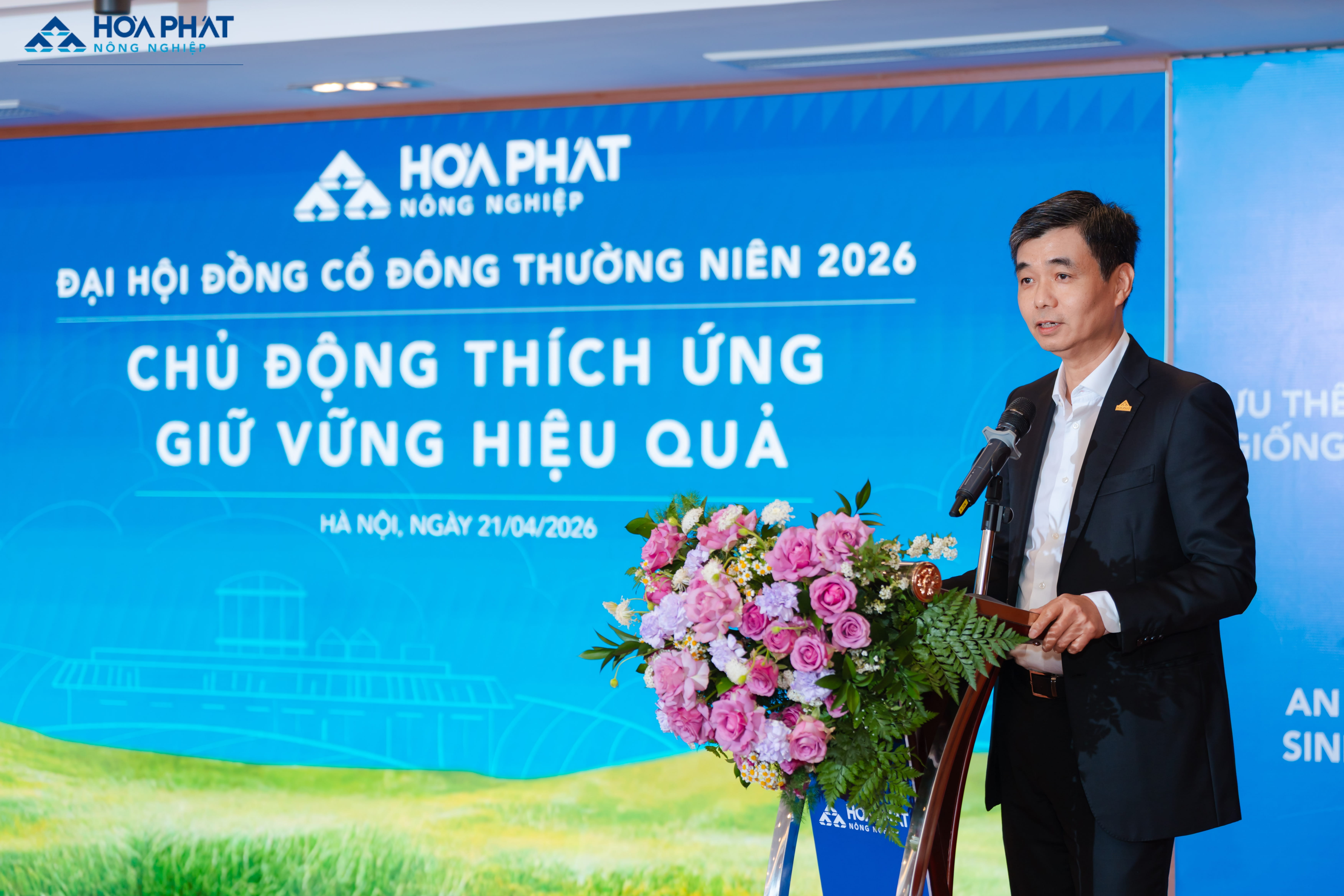 Chủ tịch Nguyễn Việt Thắng: Heo giống Hoà Phát luôn trong tình trạng "cháy hàng", nâng giá thành lên 45.000 đồng để bảo vệ biên lợi nhuận