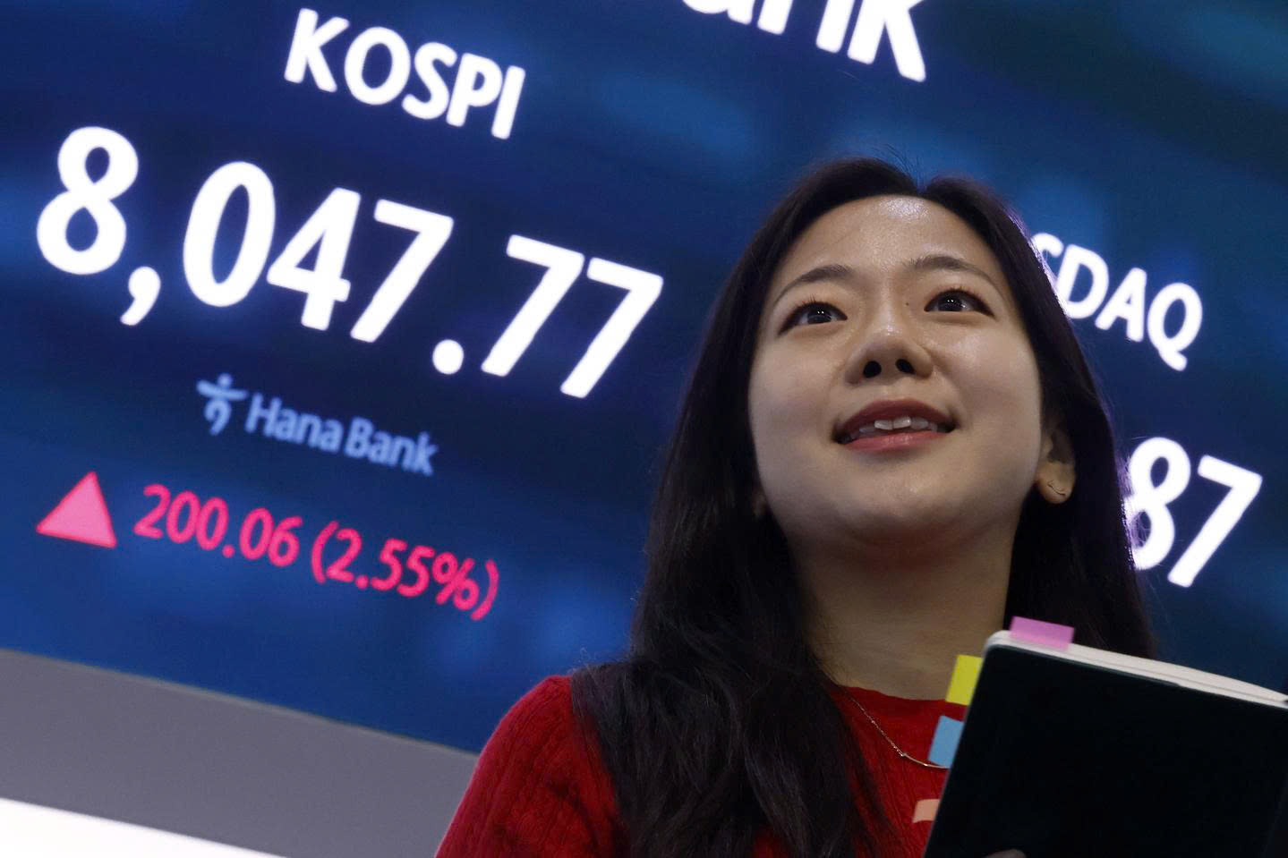Chỉ số Kospi của Hàn Quốc lập đỉnh mới