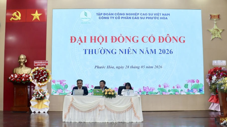 Cao su Phước Hòa chốt phương án chia thưởng tỷ lệ 94%, lớn nhất từ khi niêm yết