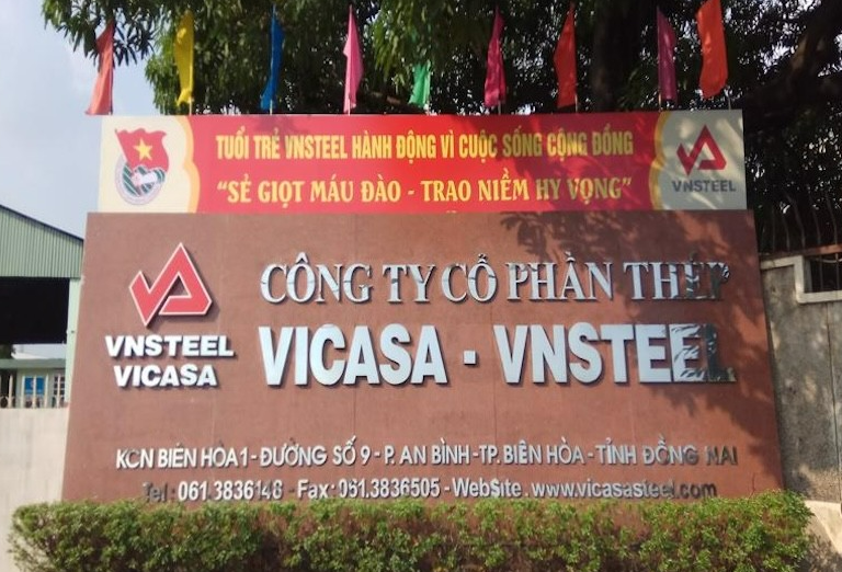 Cổ phiếu Thép Vicasa tiếp tục bị duy trì diện cảnh báo sau một năm ngừng sản xuất
